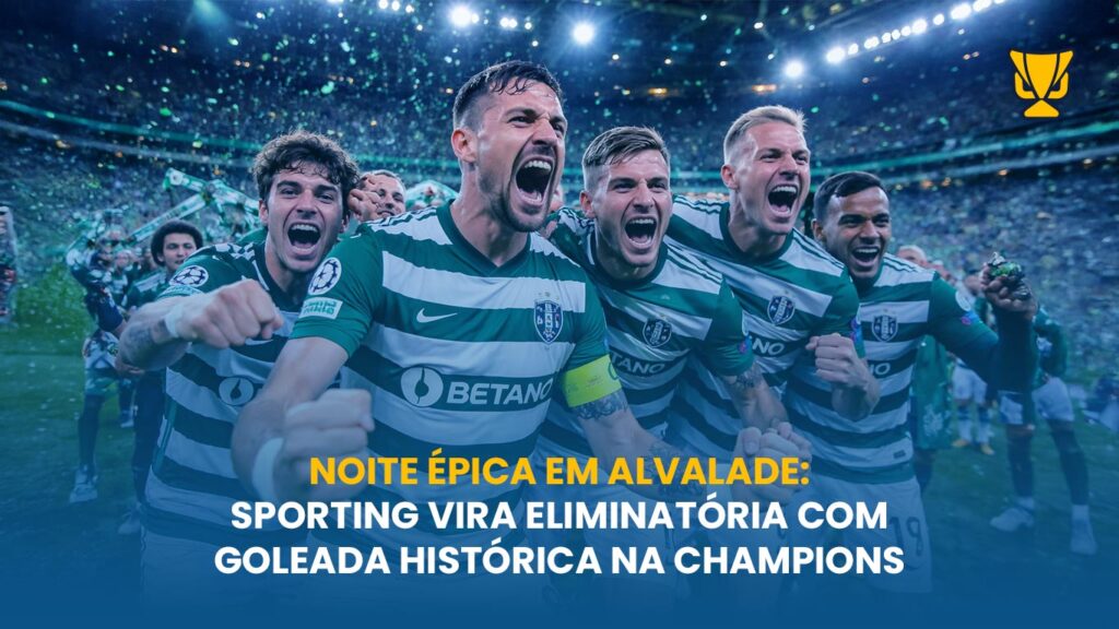 Noite épica em Alvalade: Sporting faz virada histórica com goleada na Champions League